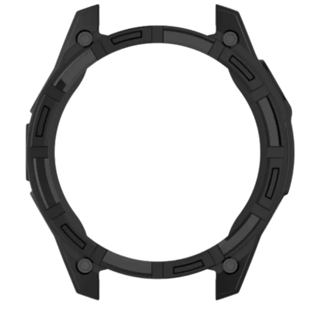 Black Habicare protective case for Garmin Enduro watch, designed to safeguard the device with durable, snug-fitting material.