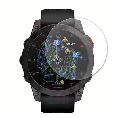 Hydrogel screen protectors for Garmin epix Pro Gen 2 47mm watch, black protectors shown in a pack of six.