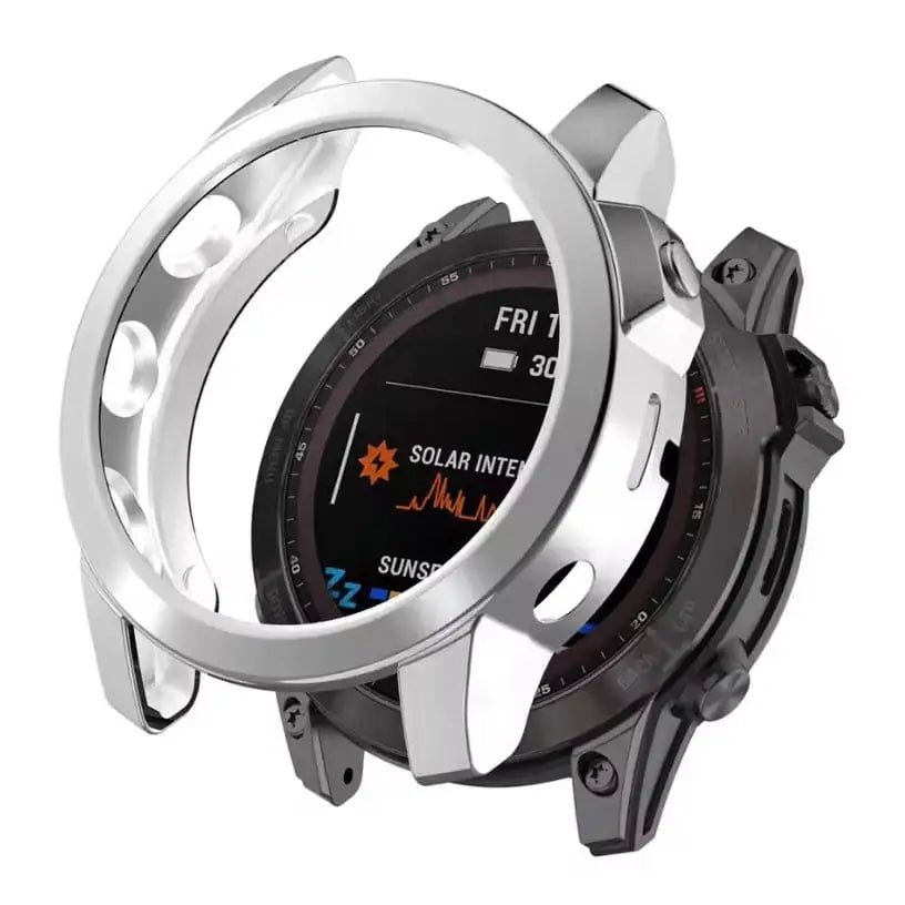 Protective Case for Garmin epix Pro (Gen 2) 47mm (Silver) Habicare