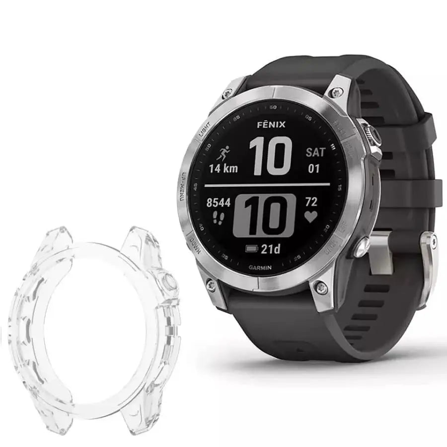 Protective Case for Garmin fenix 7X/7X Pro Series (Clear) Habicare