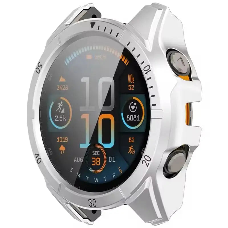 Protective Case for Garmin fenix 8 (47mm) Series (Silver) Habicare