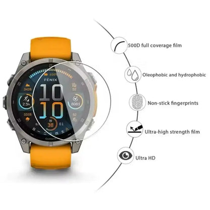 Screen Protectors for Garmin fenix 8 (47mm) Series (Pack of 5) Habicare