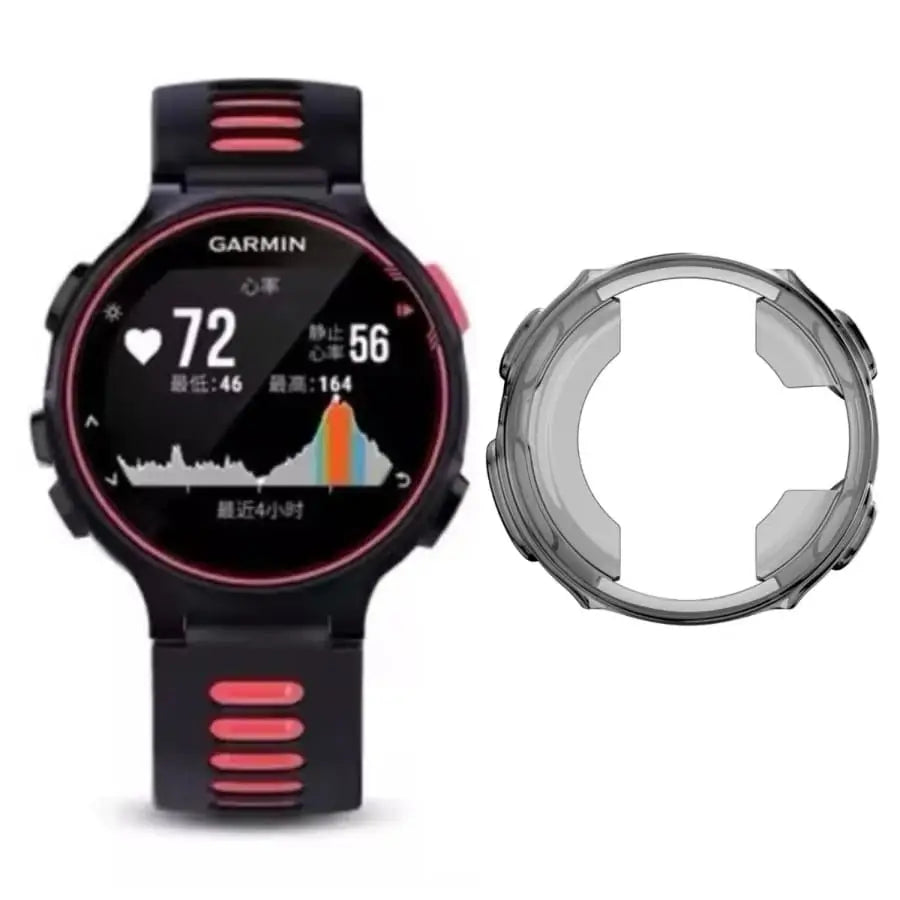 Protective Case for Garmin Forerunner 235 Series (Transparent Black) Habicare