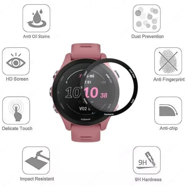 Screen Protectors for Garmin Forerunner 255S (Pack of 5) Habicare