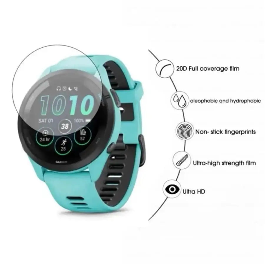 Screen Protectors for Garmin Forerunner 265 Watch (46mm) (Pack of 5) Habicare