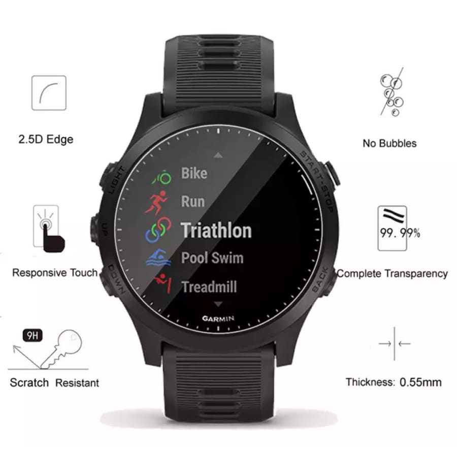 Garmin Forerunner 45 39mm watch screen protector providing scratch and impact protection for smartwatch display.