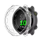 Clear protective case for Garmin Forerunner 55 smartwatch, showcasing a transparent cover on the watch face and band.