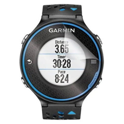 Hydrogel screen protectors for Garmin Forerunner 620, pack of 6, showing clear, flexible watch screen protection for Garmin watches.
