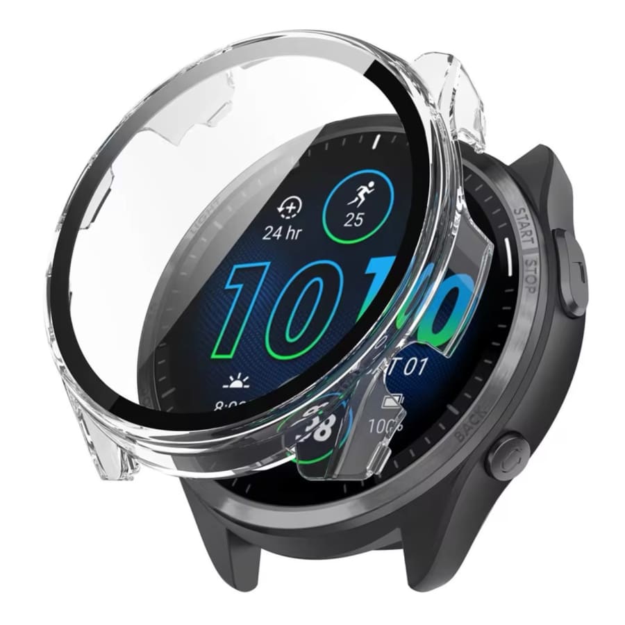 Protective Case for Garmin Forerunner 965 (Clear/ring) That Watch Shop