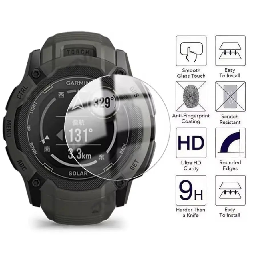 Screen Protector for Garmin Instinct 2X Solar Series (Pack of 5) Habicare