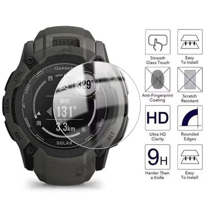 Screen Protector for Garmin Instinct 2X Solar Series (Pack of 5) Habicare