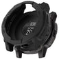 Black Habicare protective watch case for Garmin Instinct 3 (50mm), offering durable coverage for the smartwatch.