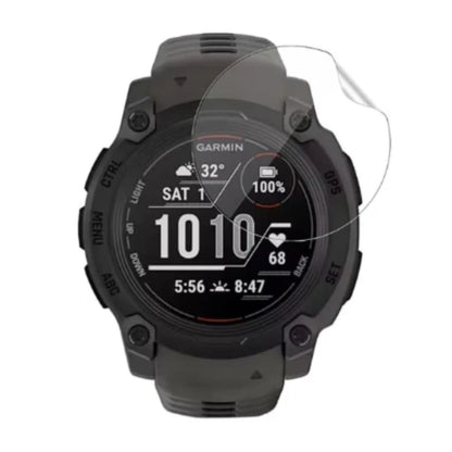 Hydrogel screen protectors for Garmin Instinct E 45mm watch, pack of 6, showing clear and flexible watch screen protection.