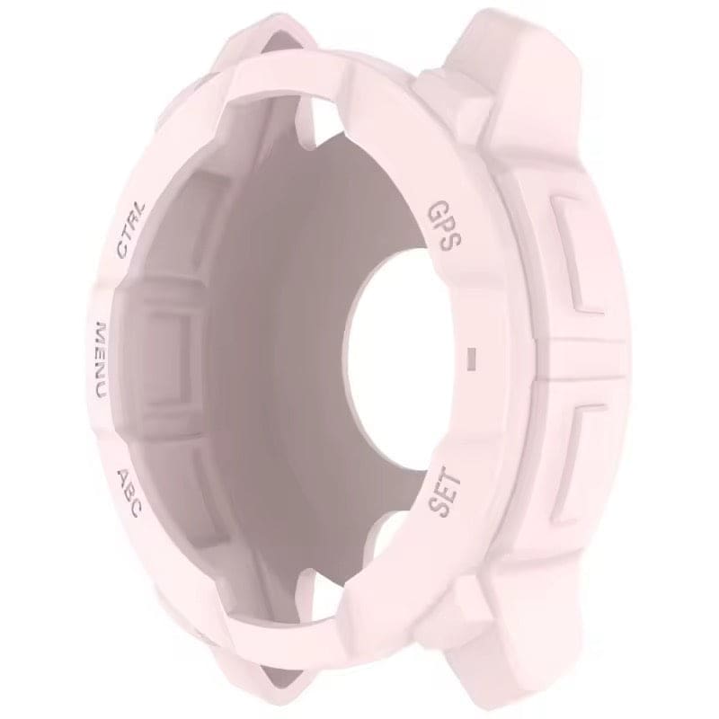 Pink protective case for Garmin Instinct E 45mm watch, durable and snug-fit cover from That Watch Shop.