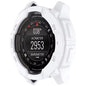 White Habicare protective watch case for Garmin Instinct E 45mm, designed to safeguard the watch with durable, snug fit.