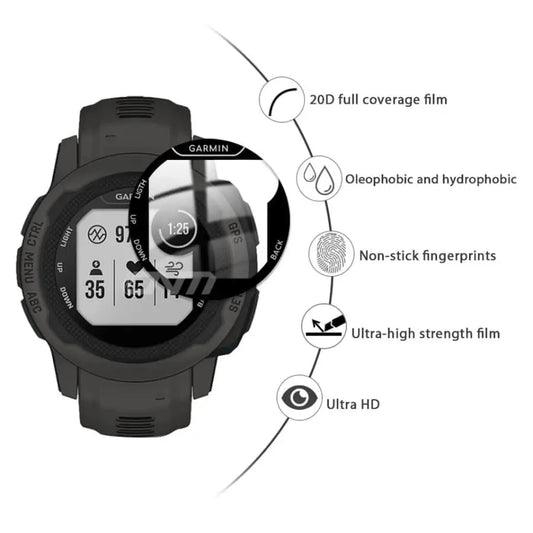 Screen Protectors for Garmin Instinct Watch (Pack of 5) Habicare
