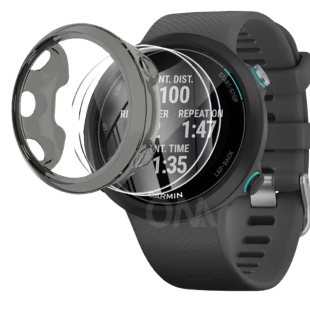 Protective Case for Garmin Swim (Black) Habicare