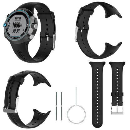 Replacement Strap with Tools for Garmin Swim (Black) Habicare
