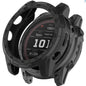 Black protective case for Garmin Tactix Delta smartwatch, designed to guard and enhance the tactical smartwatch.