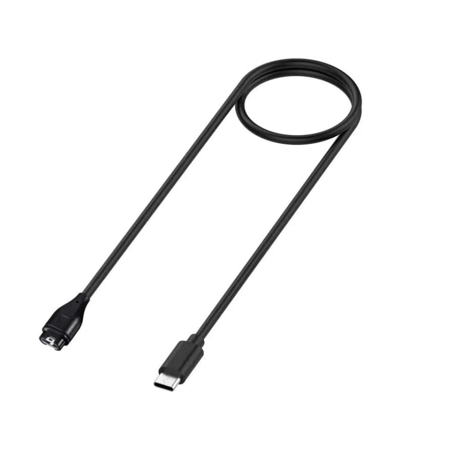Garmin watch charger with Type C connector, compatible with Garmin smartwatches, designed for fast and reliable charging.