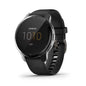 Black protective watch case for Garmin Venu 2 Plus, designed to safeguard the smartwatch from scratches and impacts.