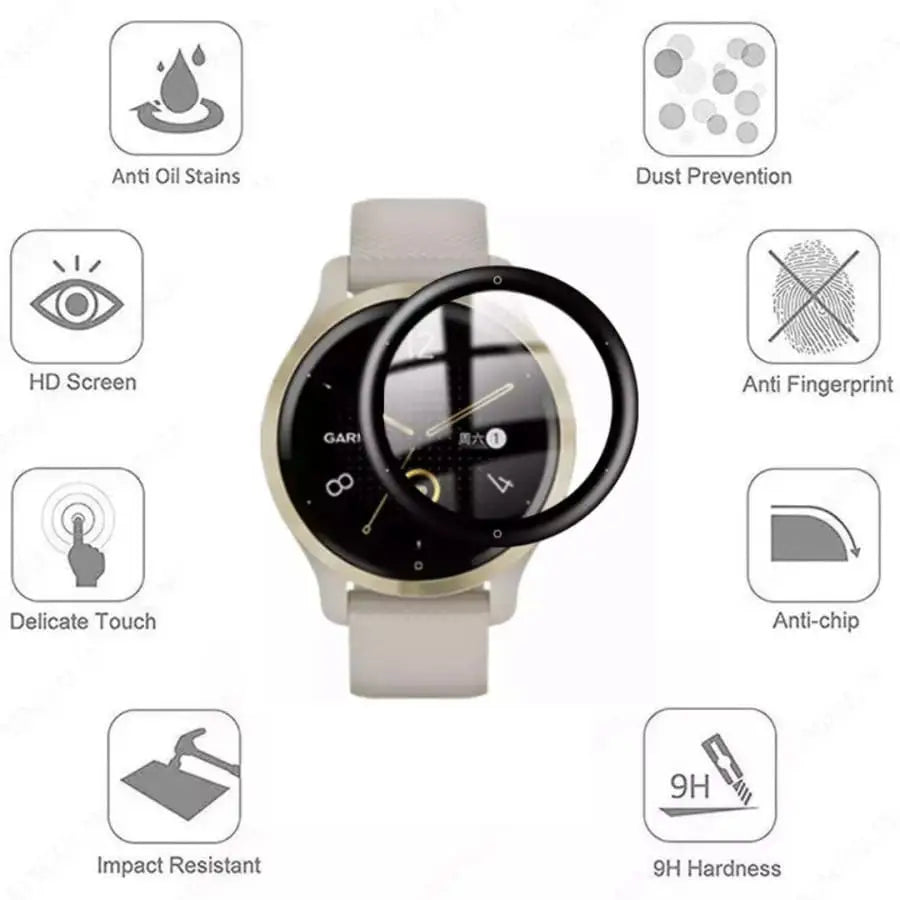 Screen Protectors for Garmin Venu 2S (Pack of 5) Habicare