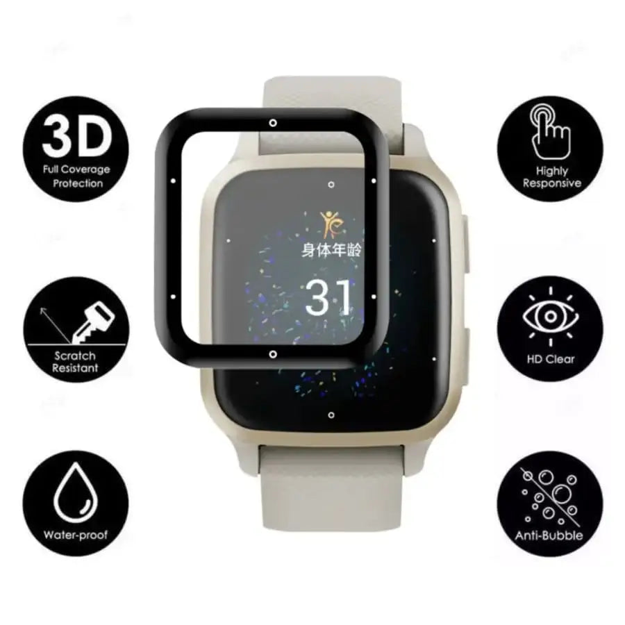 Screen Protectors for Garmin Venu Sq 2 Series (Pack of 5) Habicare