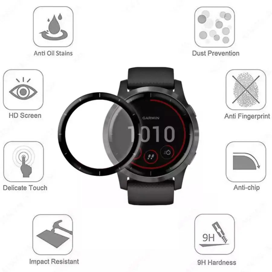 Screen Protectors for Garmin Vivoactive 4 (Pack of 5) Habicare