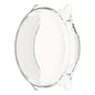 Clear Habicare protective case for Garmin Vivoactive 6 watch, showing the transparent, snug-fitting cover on the device.