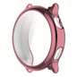 Pink Habicare protective case for Garmin Vivoactive 6 smartwatch, showing the snug fit and durable material.
