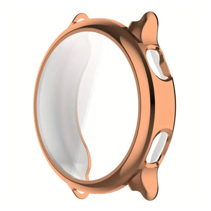 Gold protective case for Garmin Vivoactive 6 smartwatch, made by That Watch Shop, shown fitted on the watch in this image.