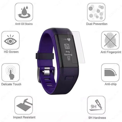 Screen Protectors for Garmin Vivosmart HR+ (Pack of 5) Habicare