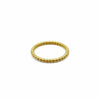 Stainless Steel Bead Stacking Ring - Gold