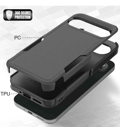 Google Pixel 10 Pro XL Dual Layer Armor Hard Case