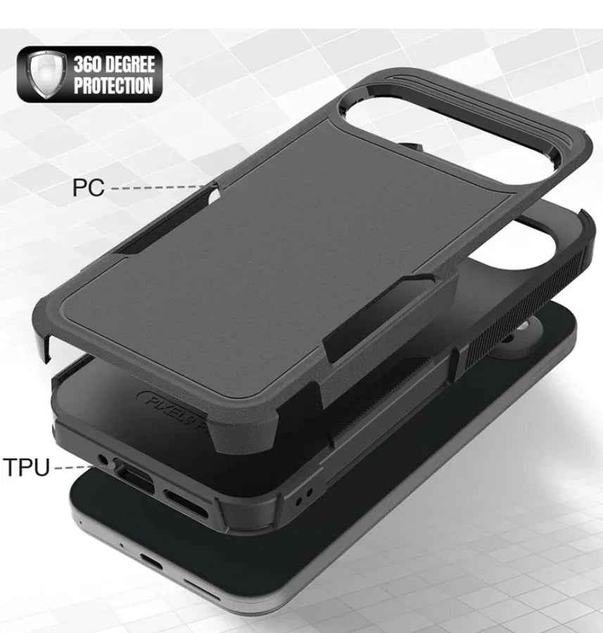 Google Pixel 9 Pro XL Dual Layer Armor Hard Case