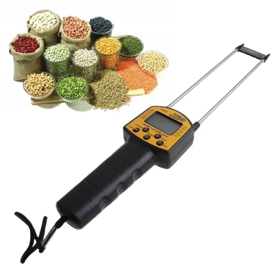 Grain Moisture Meter - For Corn Wheat Rice Bean Wheat Flour Fodder Rapeseed 9eight5