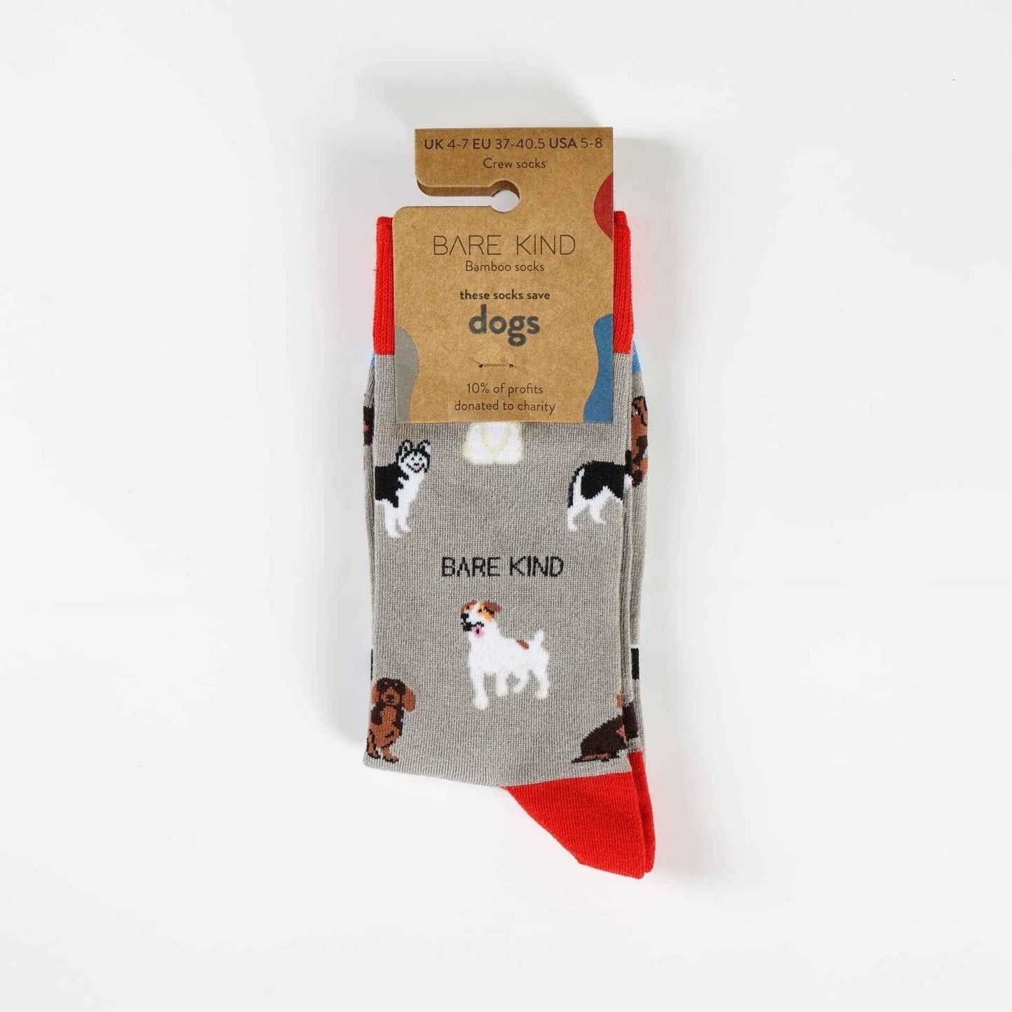 Save the Grey Dog Bamboo Socks