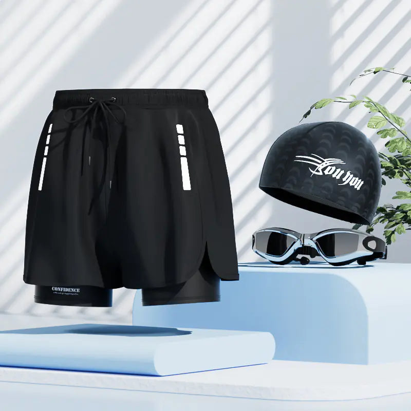 Men's Quick-Dry Swim Trunks - Beach Shorts for Swimming & Spa Mead's Supply & Equipment Outfitters limited