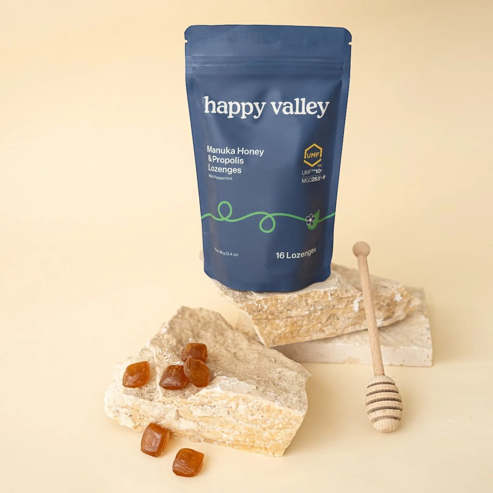 UMF 10+ Manuka Honey & Propolis Peppermint Lozenges - ShopHub