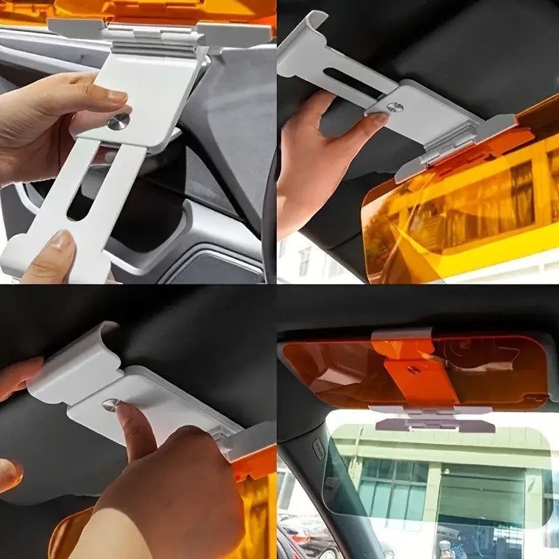 HD Anti-Glare Car Sun Visor – Day & Night Driving Sunlight Protection Habicare