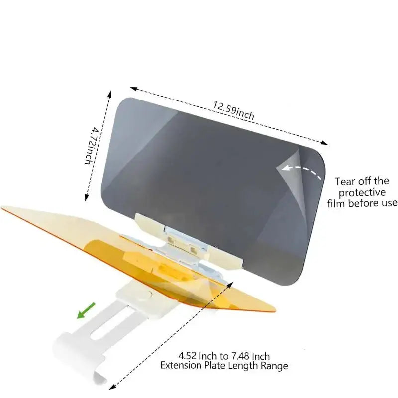 HD Anti-Glare Car Sun Visor – Day & Night Driving Sunlight Protection Habicare