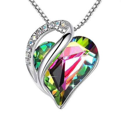 Women's Heart-Shaped Pendant Necklace
