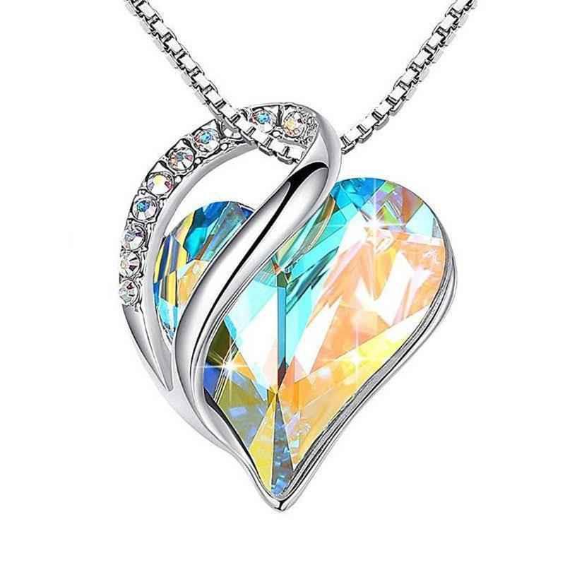 Women's Heart-Shaped Pendant Necklace