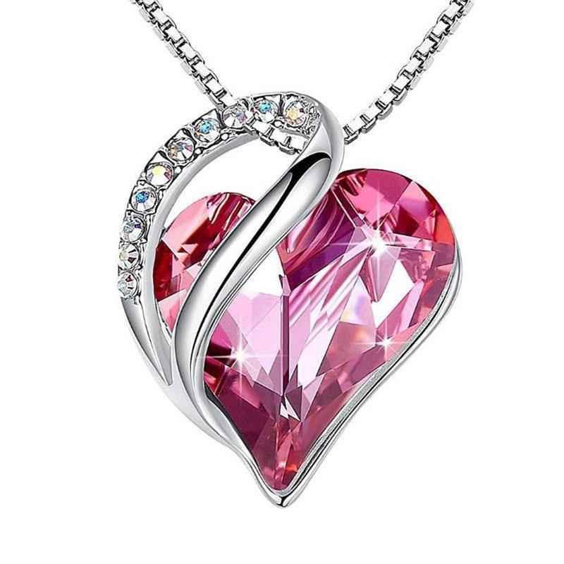 Women's Heart-Shaped Pendant Necklace