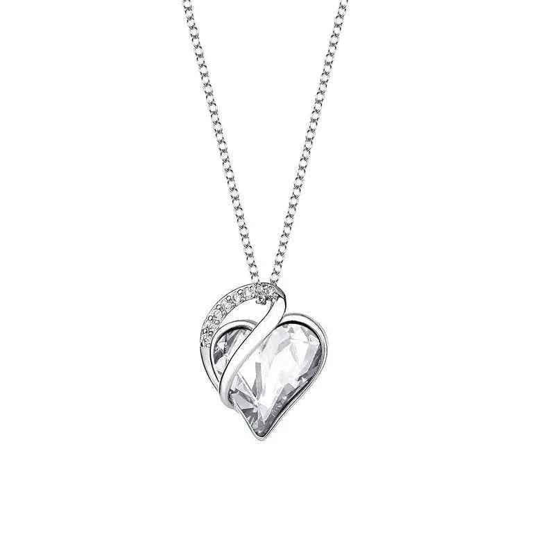 Women's Heart-Shaped Pendant Necklace