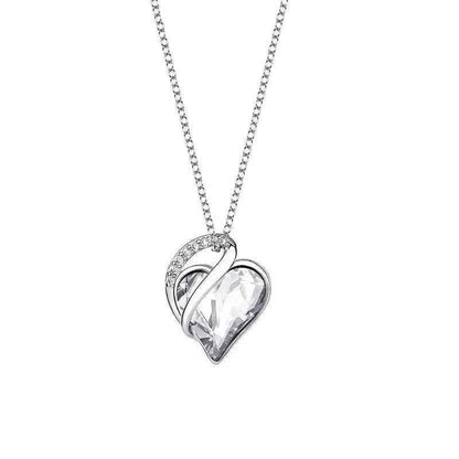Women's Heart-Shaped Pendant Necklace