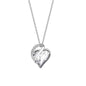Women's Heart-Shaped Pendant Necklace