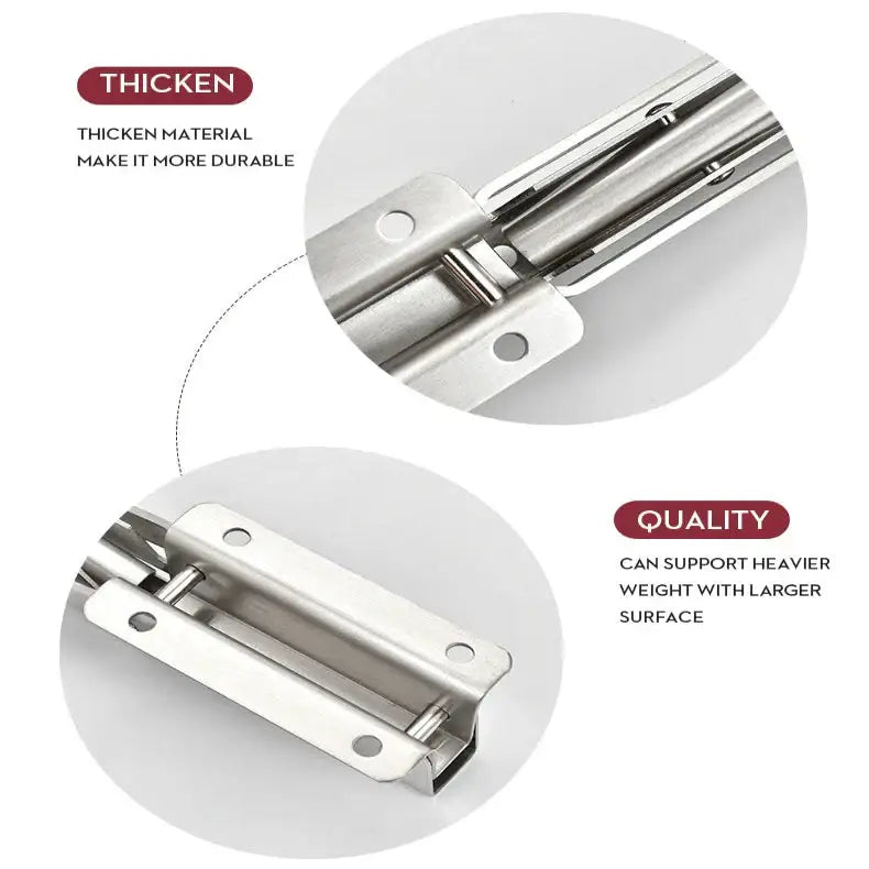 Heavy Duty Folding Shelf Brackets for RV / Caravan Tables (2PCS) Habicare