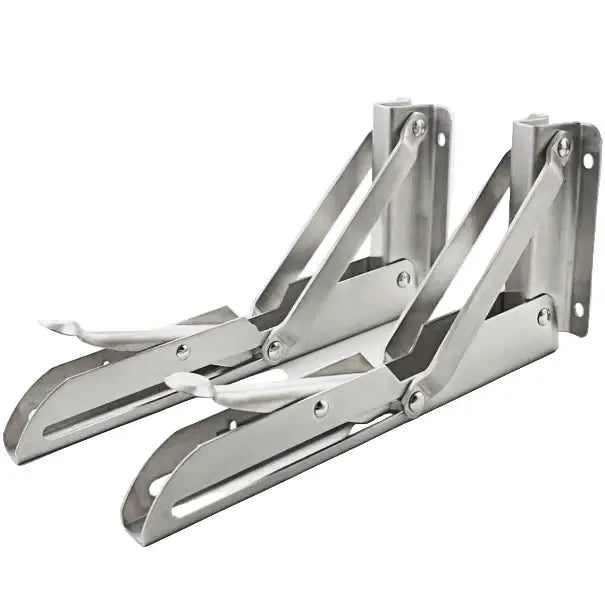Heavy Duty Folding Shelf Brackets for RV / Caravan Tables (2PCS) Habicare