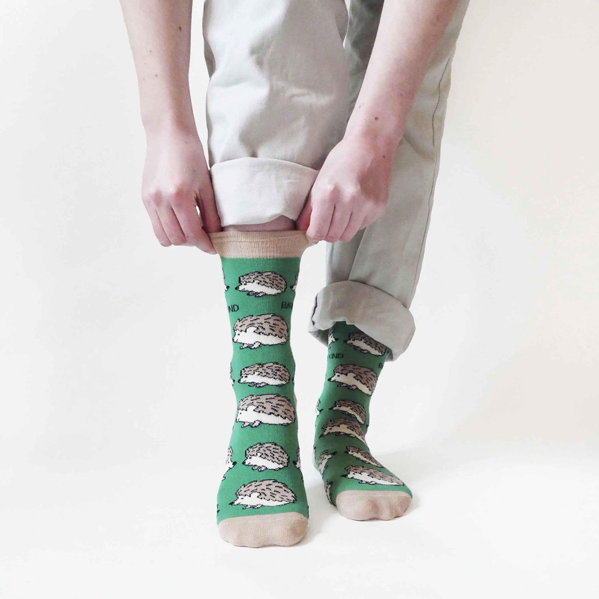Save the Hedgehogs Bamboo Socks